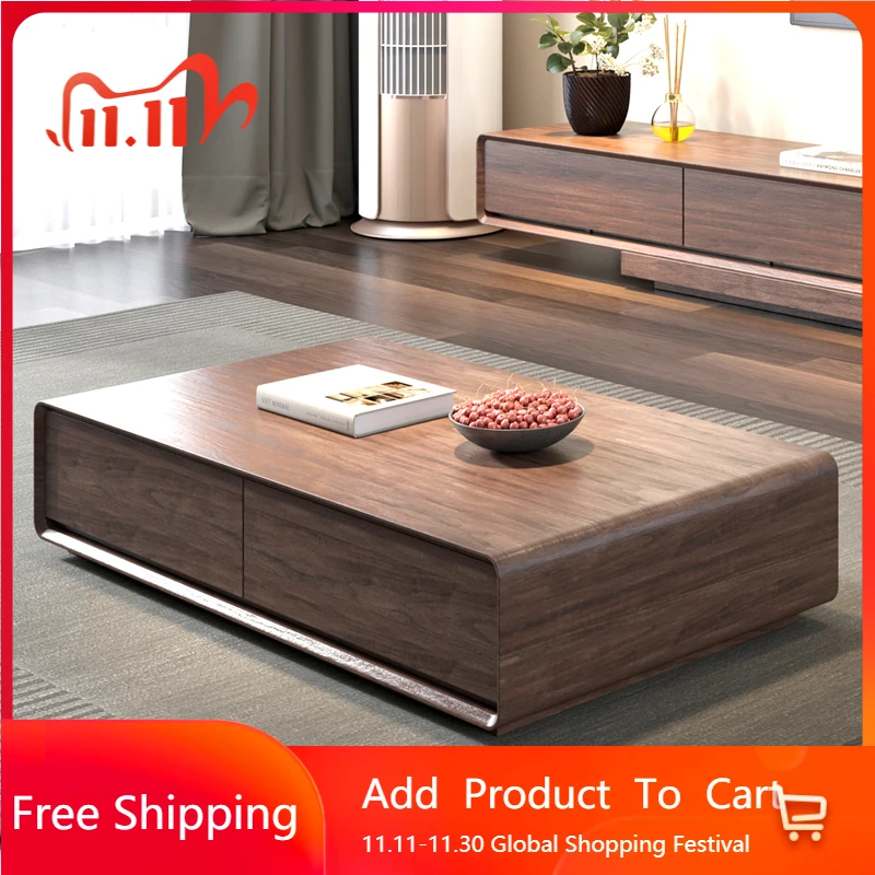 

Drawers Luxury Coffee Table Decoration Modern Living Room Storage Designer Side Table Moving Couchtisch Chinese Style Furniture