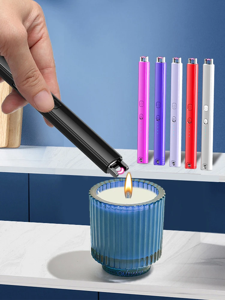 Windproof Electronic Lighter Aromatherapy Candle Gas Stove Ignition Gun Usb Charging Household Ignition Stick New Gifts