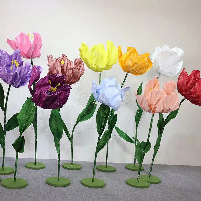 

Wedding props road guide three-piece set, wedding stage layout decoration window simulation flower