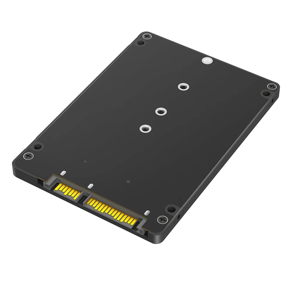 

M.2 NGFF B Key To 2.5inch SATA SSD Enclosure Hard Disk Case Enclosure M.2 SSD Adapter M.2 NGFF SSD To 2.5 Inch SATA III Adapter