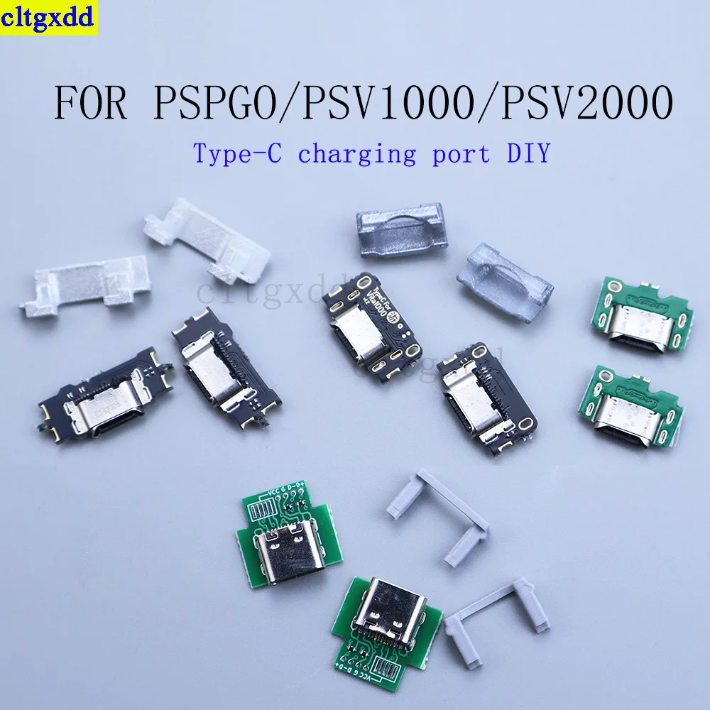 

Cltgxdd 1 set FOR PSPGO/PSV1000/PSV2000 console game console connector USB port USB-C Type-C charging port socket interface DIY