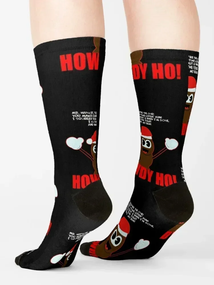 Two Mr Howdy Ho Socks christmas gift Stockings man christmass gift hip hop Men Socks Luxury Brand Women's