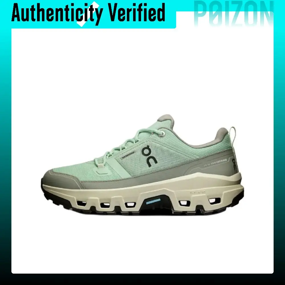 On Slip Resistant Abrasion Resistant Slip Resistant Abrasion Resistant Low top Hiking Shoes Women's Green 3WF10142078