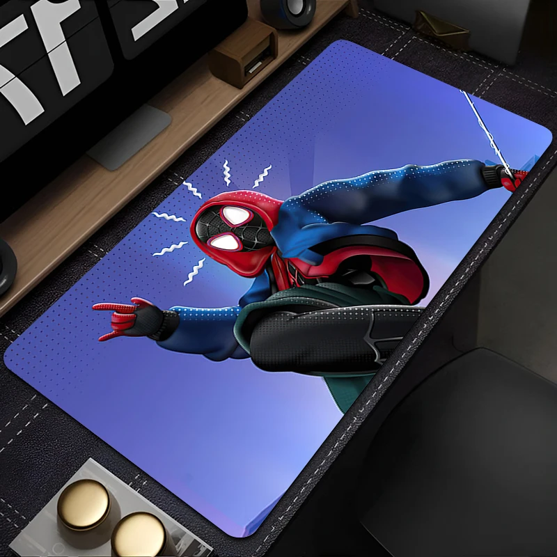 Large Mousepad Anime S-Spider Mans Laptop Office Desk Carpet Mat Gaming Accessories Extended Non-slip Mouse Pad Rubber PC Carpet