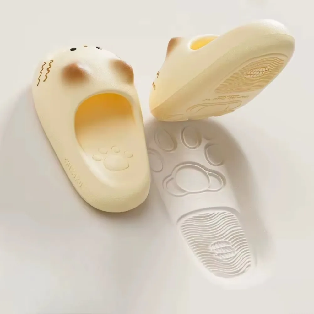 Kawaii EVA Cat paw Slippers Indoor Outdoor Sandals Thick Bottom Anti Skid Shower Slides House Cute Novelty Couple Comfort Shoes view 4