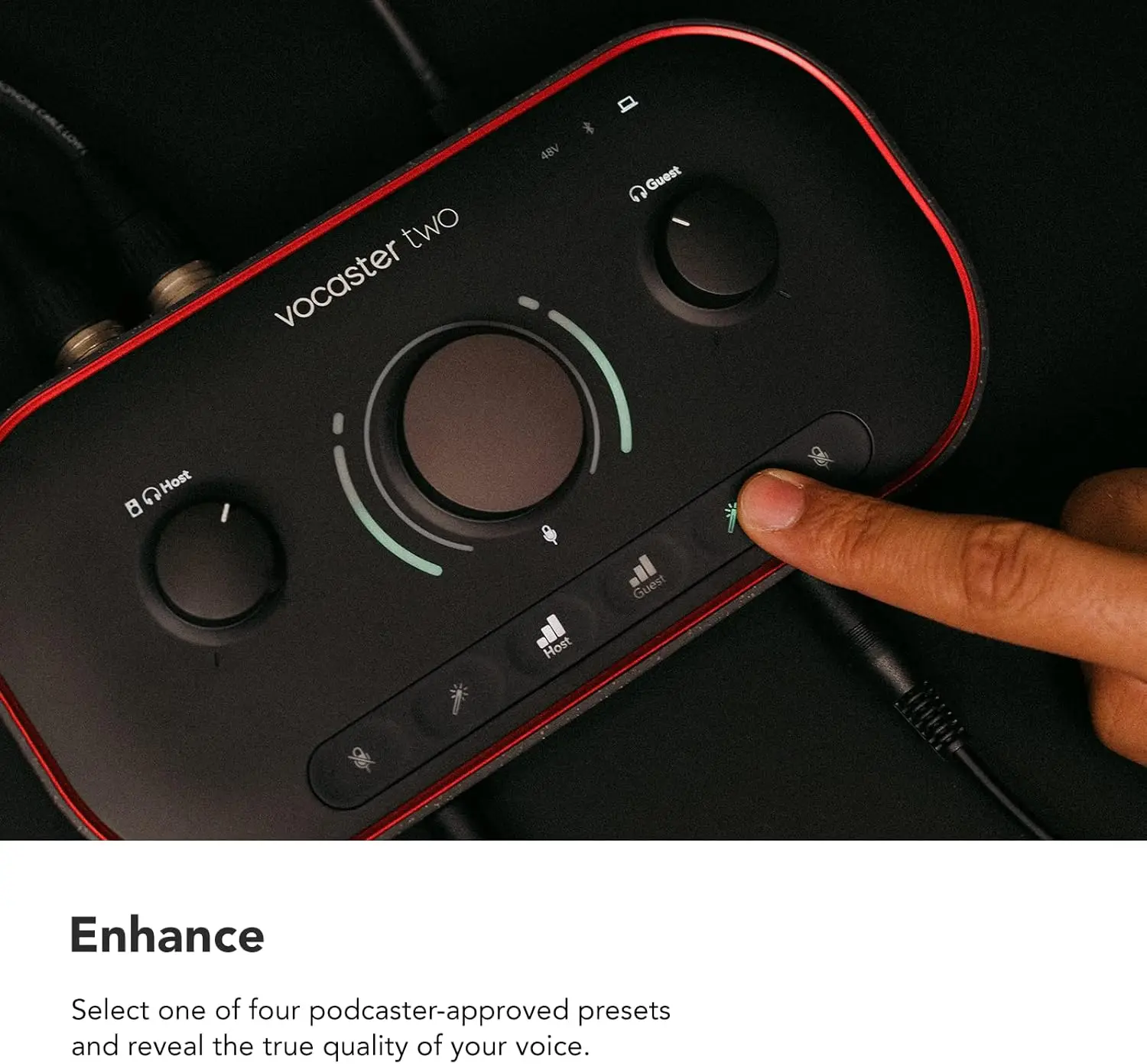 Vocaster Two USB-C Podcasting Audio Interface