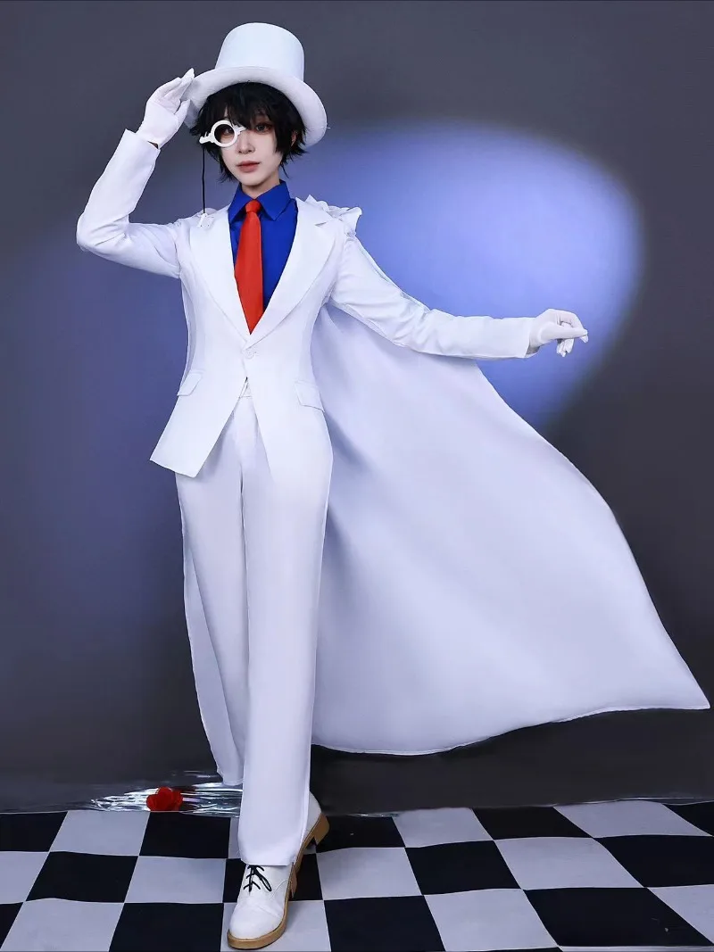 Kuroba Kaito Cosplay Costume Carnival Uniform Anime Halloween Costumes for Fans Game Role Play Full Set Outfit for Cosplay Love