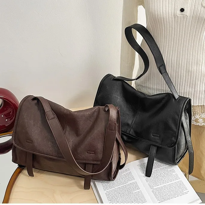 Large Capacity Tote Bag for Women Shoulder Bags Retro Casual Crossbody Bag for Women Commuting Messenger Bags Designer Bag Сумка
