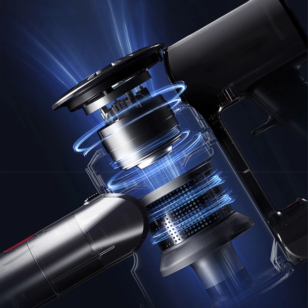 Cyclone Intelligent Cordless Bldc Stick Vacuum Cleaner Bagless Design for Home Use-Handheld Vacuums