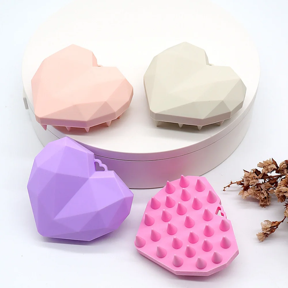 Sikat sampo, sikat pijat kulit kepala, sikat pengelupasan kulit kepala shower, tujuan ganda kering dan basah, cocok untuk pria dan wanita