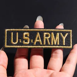U S ARMY Size: 9.6 * 2.9CM Patch Embroidered Applique Sewing Iron On Clothes Stickers Garment Apparel Accessories Badges Patches