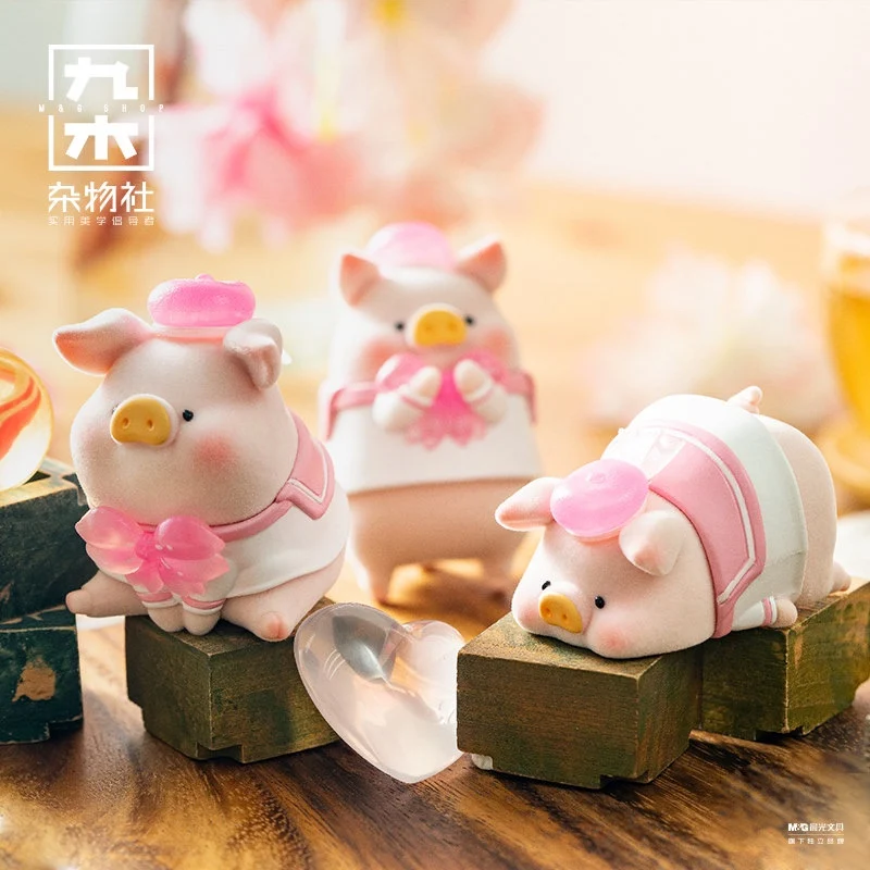 Canned Pig LULU Hanami Series Blind Box Toy Caja Ciega Girl Anime Character Decoration Model Birthday Gift Mystery Box Desk