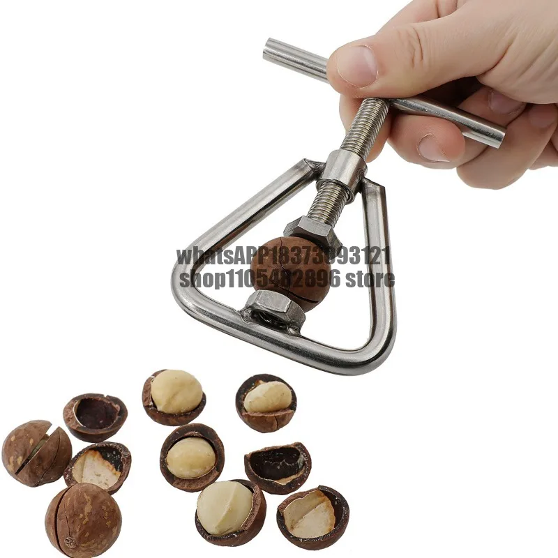 Walnut almond macadamia nut shell opener opener stainless steel nut clip tool