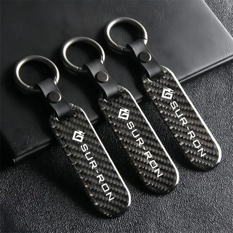 Motorcycle Brand Certified Carbon Fiber Keychain For SURRON SUR-RON Light Bee X SegwayX160 X260 2019-2022 Accessories