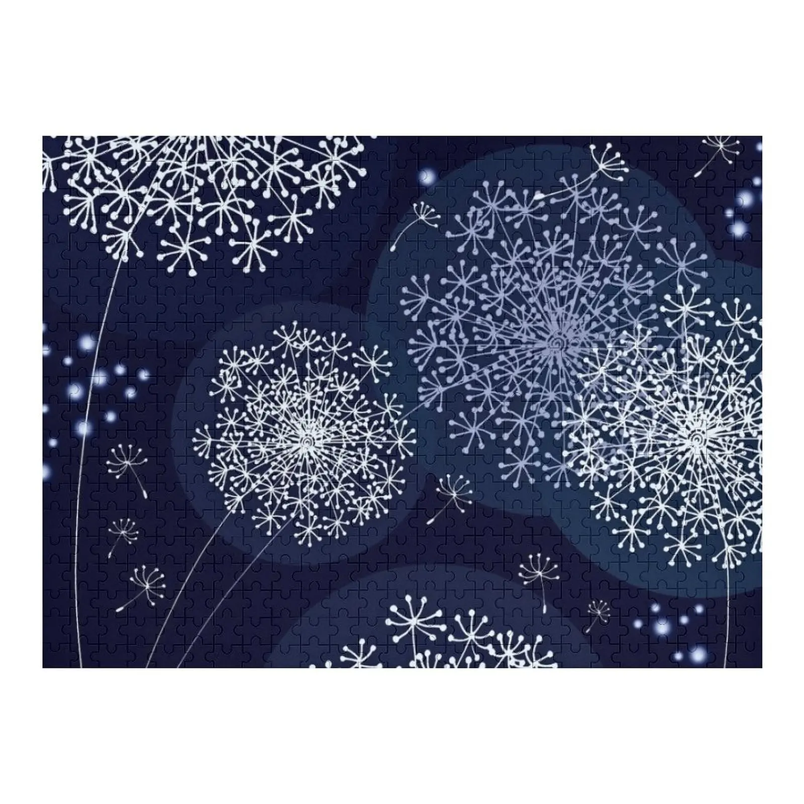 

MIDNIGHT DANDELION by MS Jigsaw Puzzle Custom With Photo Wooden Compositions For Children Personalised Toys Puzzle