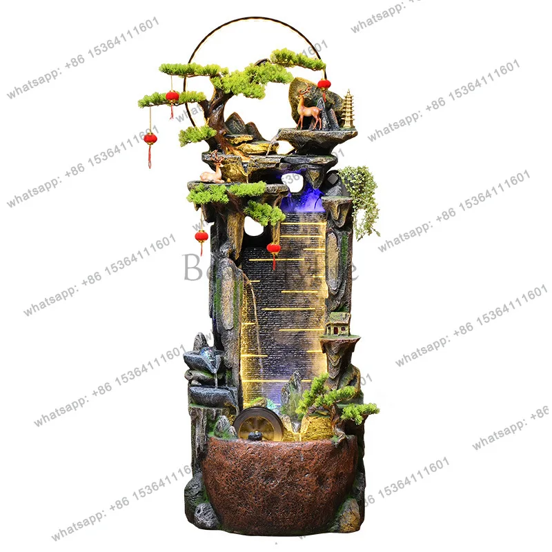 Rockery flowing water fountain ornament circulating water living room fish tank floor office humidifier landscape