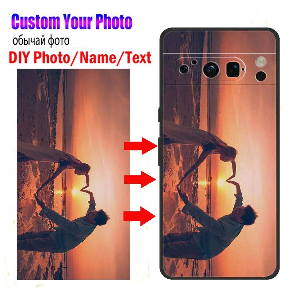 Casos personalizados para google pixel 8 pro 8a capa diy foto logotipo design de telefone pixel 9 pro xl pixel8a tpu caso