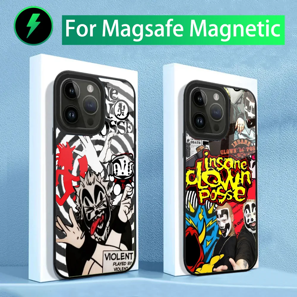 ICP Insane Clown Posse Phone Case For iPhone 16,15,14,13,12,11,Plus,Pro,Max Mini Magsafe Magnetic Wireless Charging