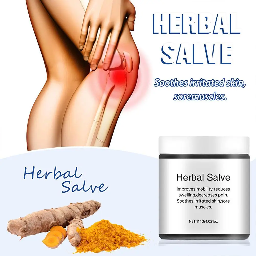 114g Herbal Salve Organic Herbal Ointment Relieve Joint, Care Massage Cream Wrist Knee, Care Pain, Health Skin Muscle H5F4