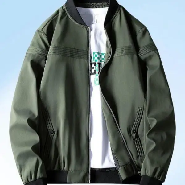 

Men's Regular Fit Pure Color Jaet New Sle Cross-Border V-Ne ort Sve Seven Sve Length Brandl Mid-Aged And Eld...