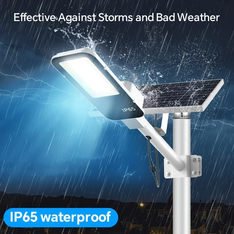 Solar-Powered Outdoor Lights – 18000mAh Battery, 651 LED Bulbs, Durable Aluminum Housing, Flexible Mounting Options for Gardens, Garages, Courtyards, Commercial Areas & Pathways view 5