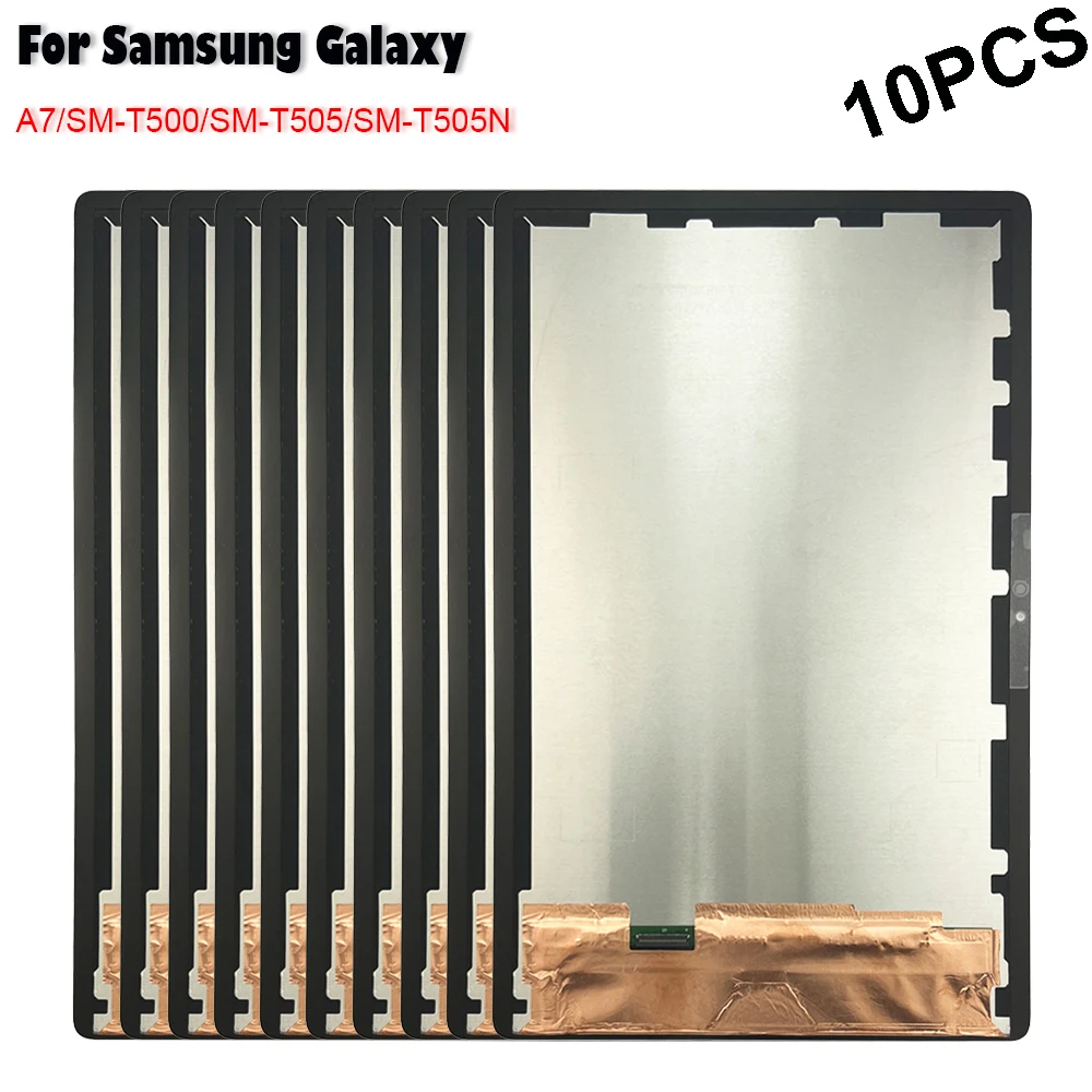 10PCS For Samsung Galaxy Tab A7 10.4“ 2020 SM-T500 SM-T505 T505 T500 LCD Display Touch Sensor Glass Screen Digitizer Assembly