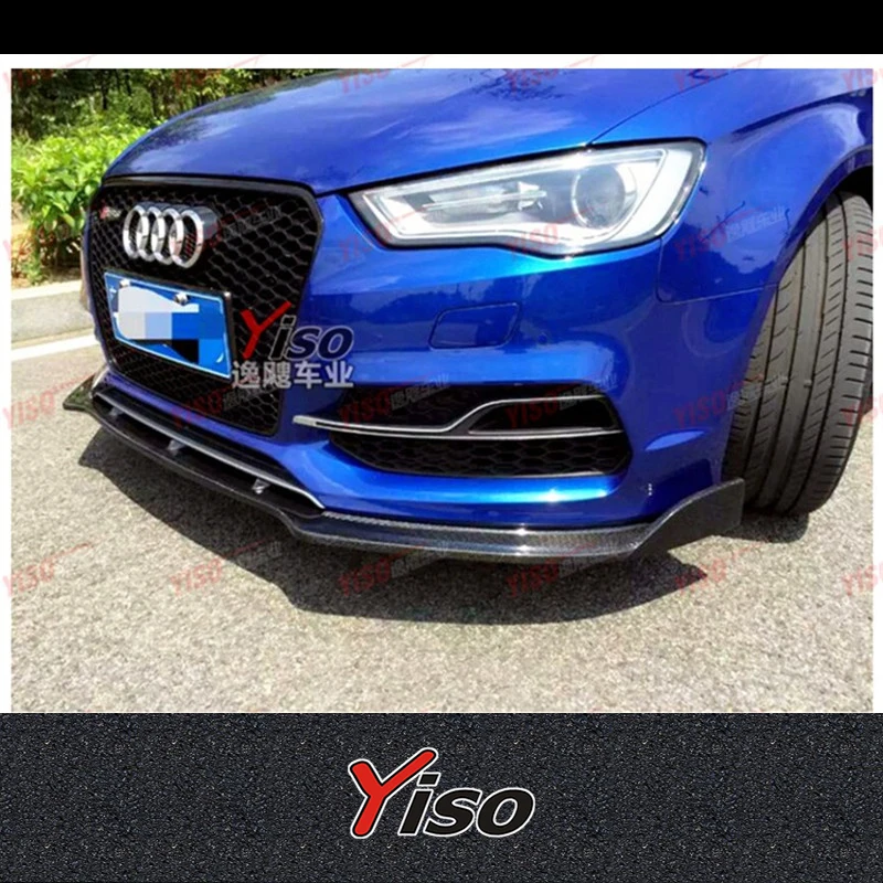 For 2015 Audi S3 modified RS3 front surround S3 modified carbon fiber front lip front shovel Audi S3 modified small surround Fro