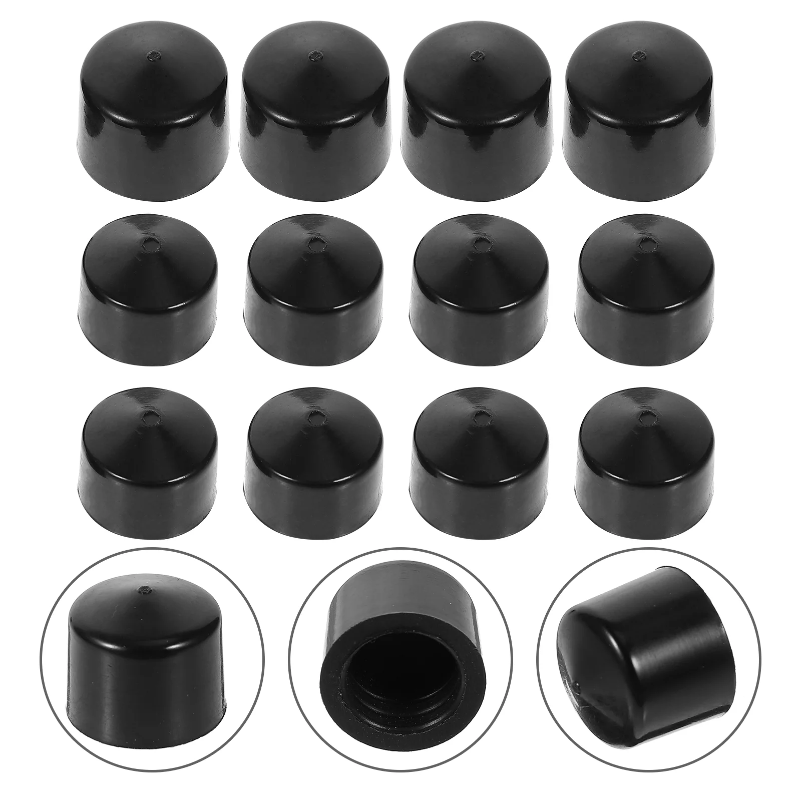 

2 Sets Skateboard Full Line of Support Vertices Bushings Longboard Parts Shockproof Pad Vertex Black Replacement