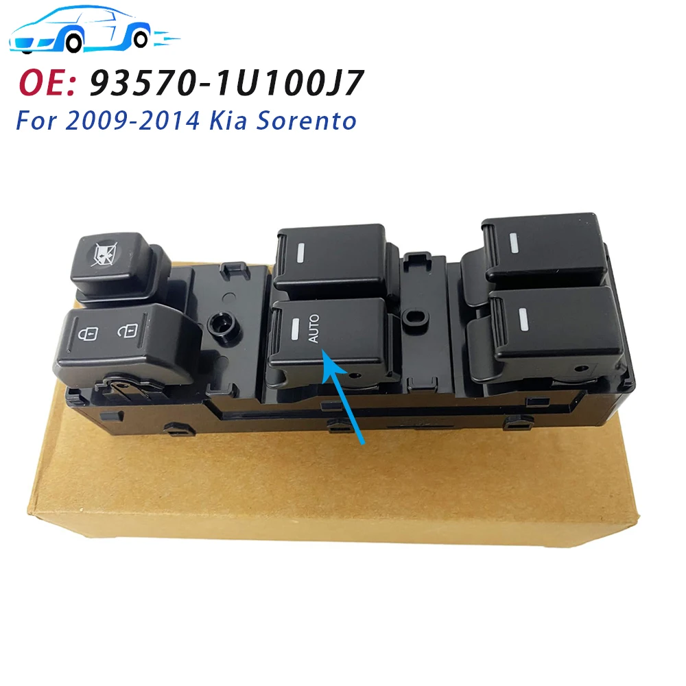 For Kia Sorento 2009 2010 2011 2012 2013 2014 Power Master Window Lifter Switch Car Accessories 935701U100J7 93570-1U100J7