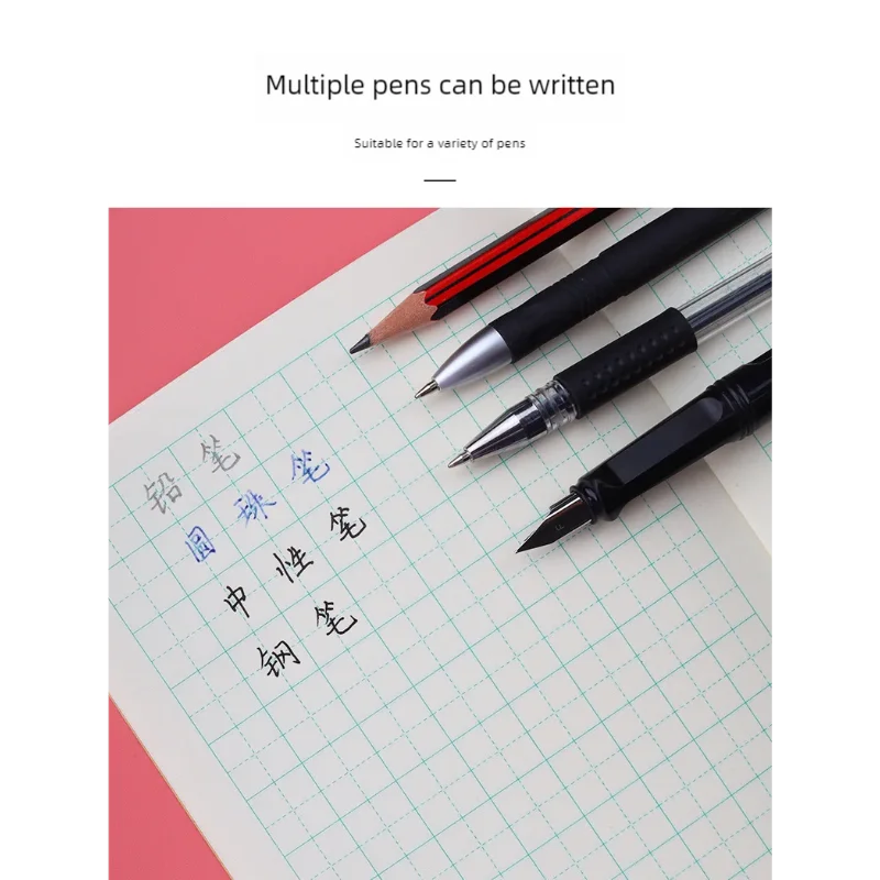5 Stück chinesische Notizbücher zum Erlernen chinesischer Schriftzeichen, Notizbücher für Schulübungen, Tian Zige Pinyin-Übungsbuch, chinesisches Briefpapier – Detail 8