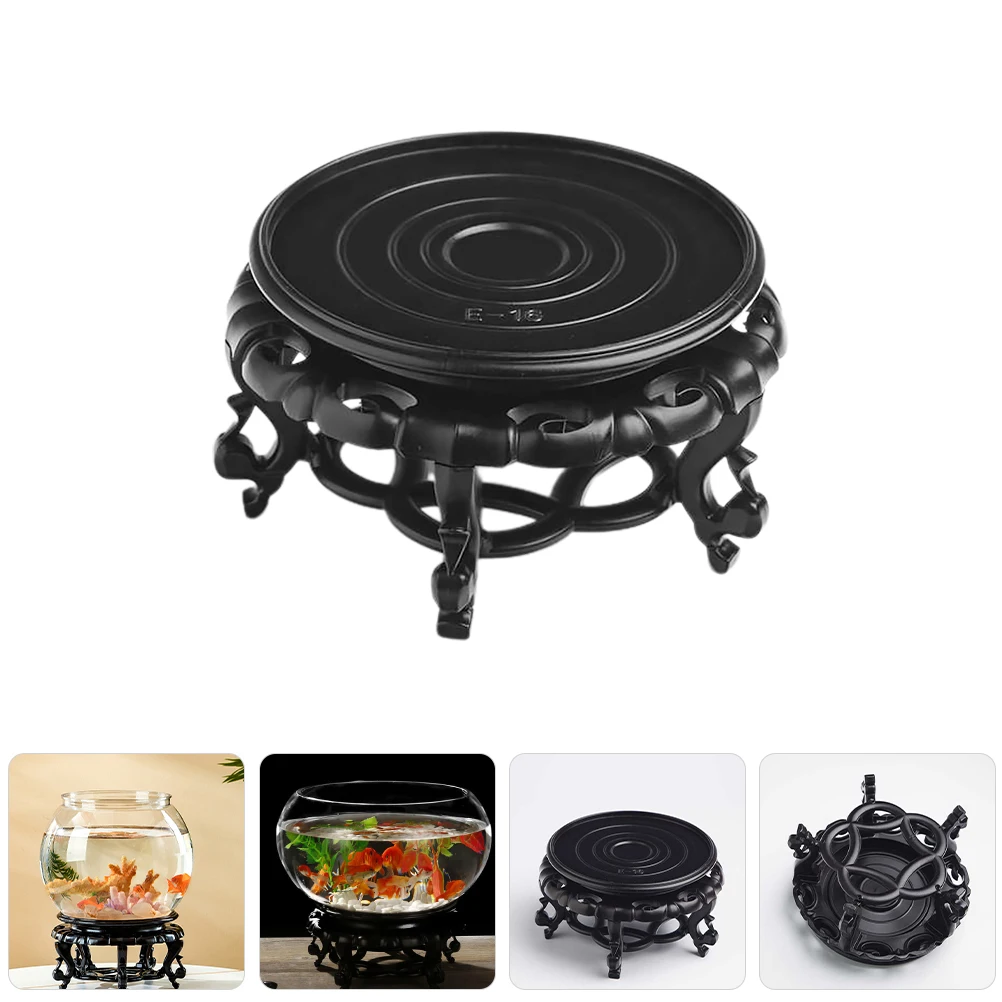 

Fish Bowl Stand Oriental Style Stand Plant Holder Teapot Base Goldfish Tank Base Pedestal Elevated Plants Display Risers Stand