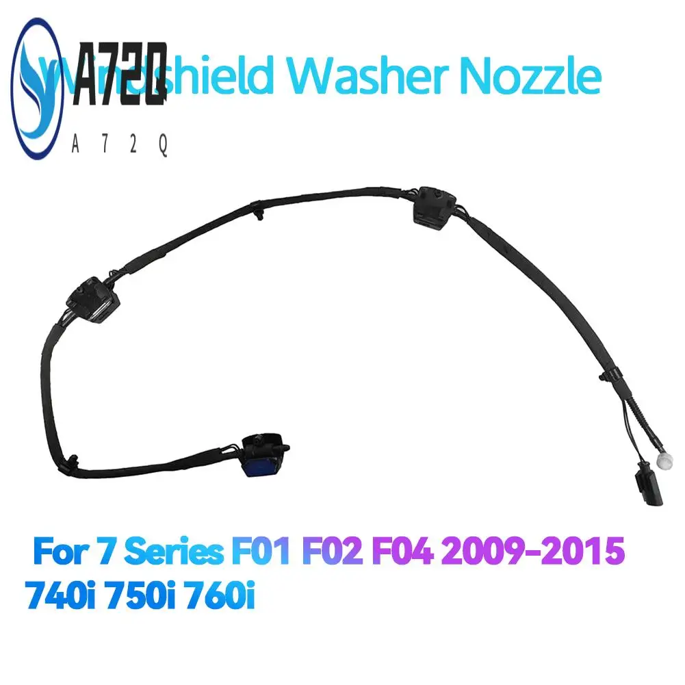 

A72Q-New Front Windshield Washer Nozzle Sprayer Jet System 61667202027 For -BMW 7 Series F01 F02 F04 2009-2015 740I 750I 760I
