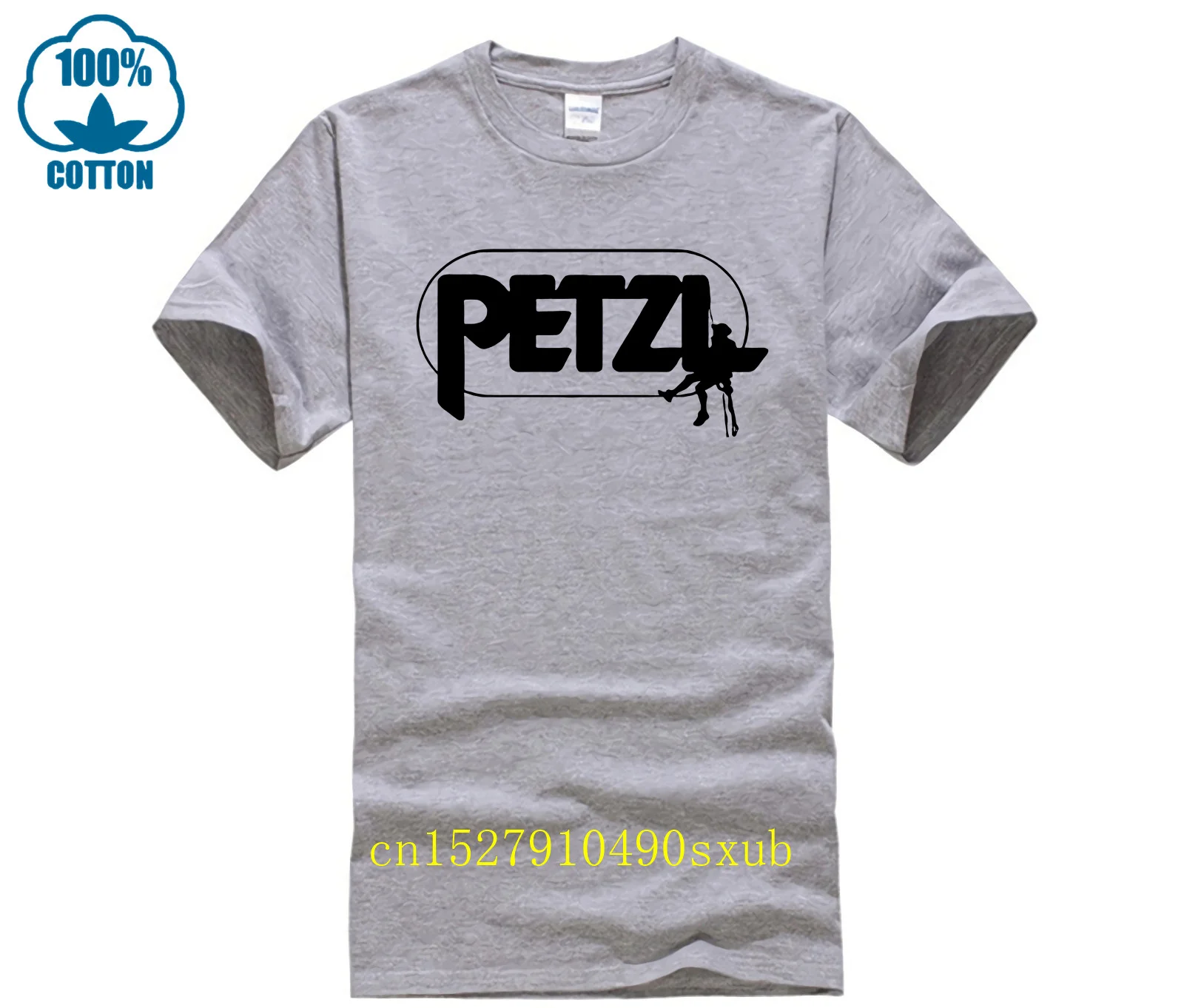 2024 Men T Shirt Casual PETZL Life Wall Climbing Hiking and Trail Running Camping Drifit T-shirt