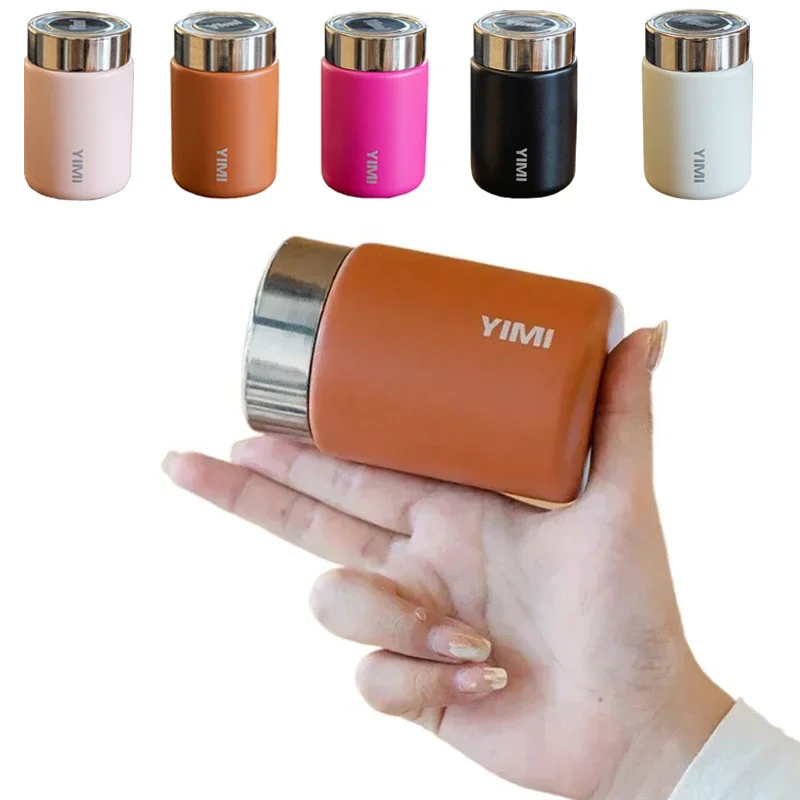 230ml Mini Stainless Steel 316 Thermos Mug Fashion Portable Pocket Vacuum Flask Coffee Tea Thermal Water Bottle Tumbler