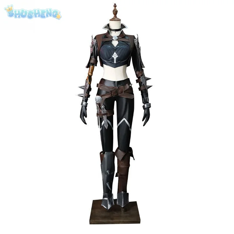 أزياء Lol Katarina Du Couteau التأثيرية للهالوين وعيد الميلاد وحفلات الهزلية ملابس لعبة الرسوم المتحركة