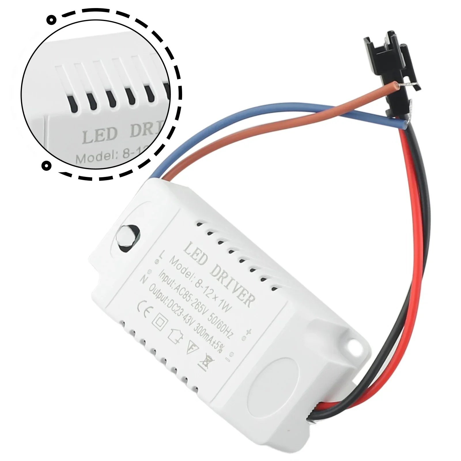 

Efficient And Reliable LED Driver Power Supply For Panel Light Input AC 85 265V Output DC 24 46V Output Current 300mA