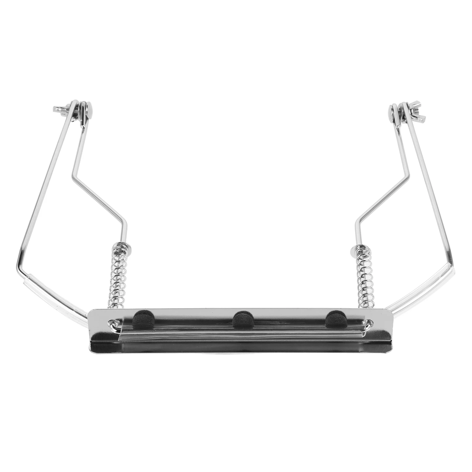 

Harmonica Stand Convenient Clip Neck Holder Music Ornament Accessories Silver Accessory for Guitar