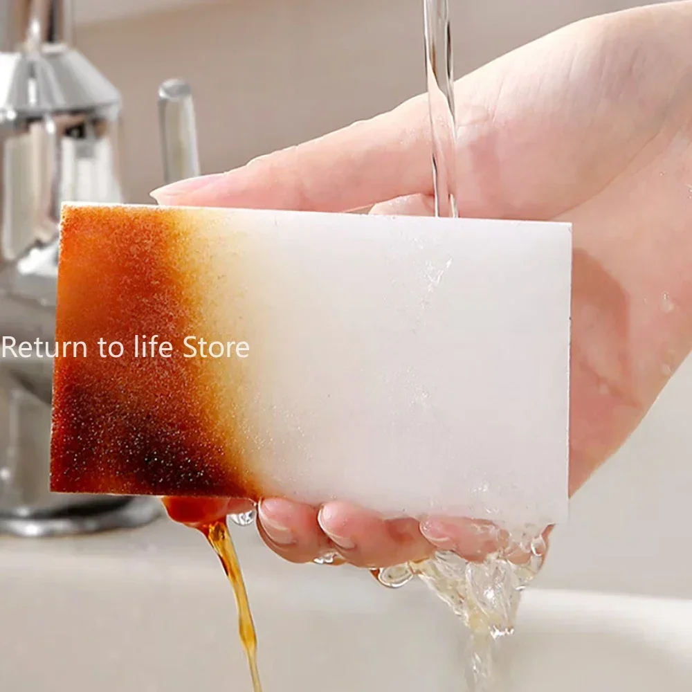 10 pz melamina spugna gomma multifunzionale assorbente spugne morbide detergente per cucina bagno domestico Nano strumento di pulizia
