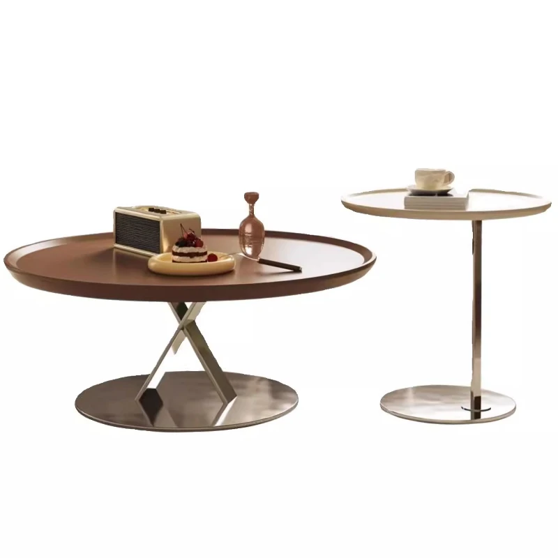 

Round coffee table, living room household coffee table
