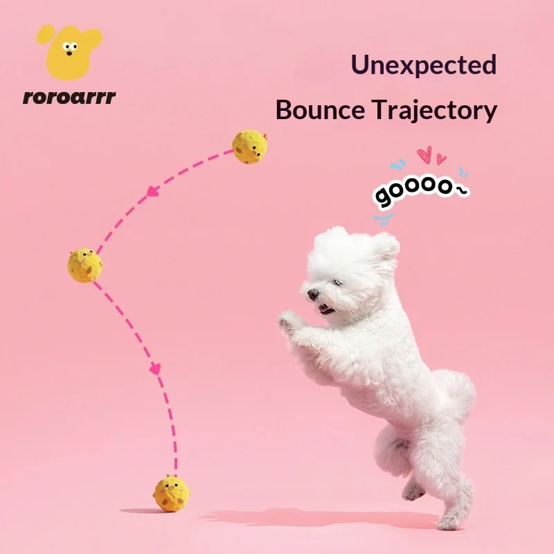 Dog cartoon thorn ball sounding toy pet molar teeth cleaning self-hi boredom relief artifact dog toy pet products