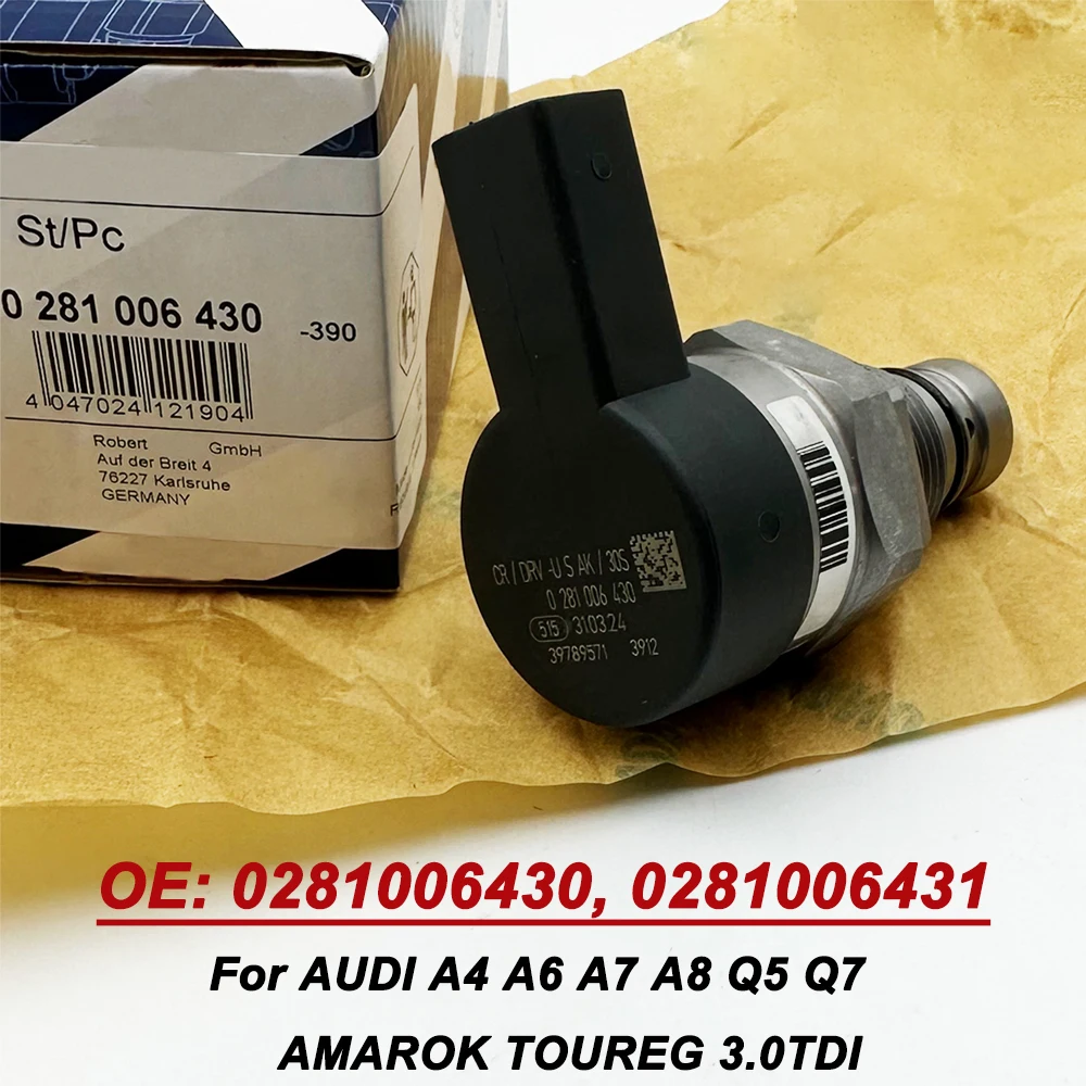 High Quality 0281006430 DRV Fuel Rail Pressure Relief Valve 0281006431 0281006254 For AUDI A4 A6 A7 A8 Q5 Q7 AMAROK TOUREG 3.0TD