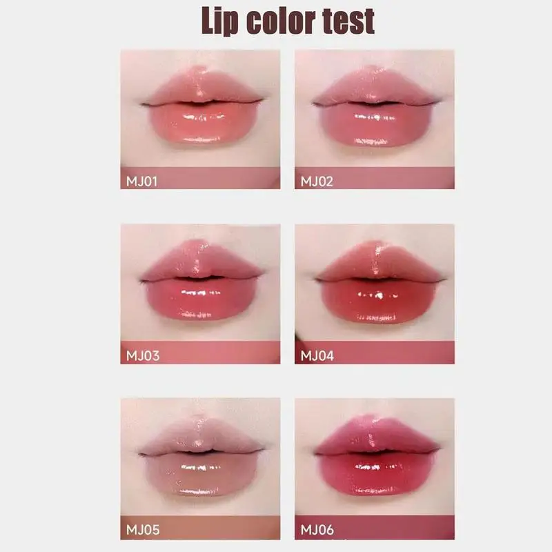 Lip Nourishing Gloss 1.9g Natural Nourishing Balm Jelly Lip Gloss Long-Lasting Lip Balm Dry and Cracked Lips Everyday Lipstick