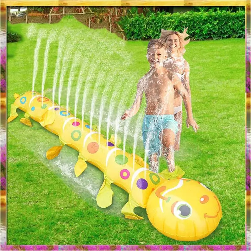 

Y30A Caterpillar-Shaped Water Spray Toy Caterpillar Sprinkler Inflatable For Garden Pool Party
