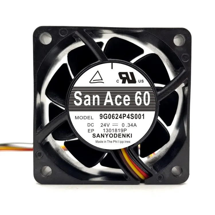

NEW ORIGINAL 9G0624P4S001 24V 0.34A 6025 60*60*25 mm COOLING FAN
