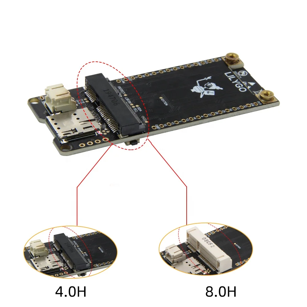 T-PCIE ESP32-WROVER AXP2101 Chip Development Board with RTOS Composable Series Nano SIM WIFI Bluetooth Composable Series