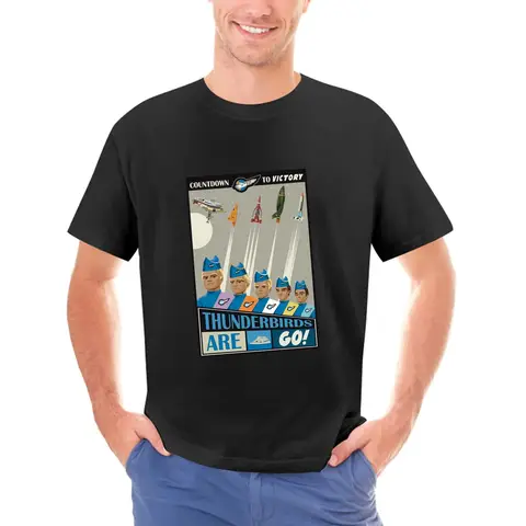 The Thunderbirds Flying Plane  Cool Ivory Mens T SHIRT Sizes S 5X T 276 L@@K
