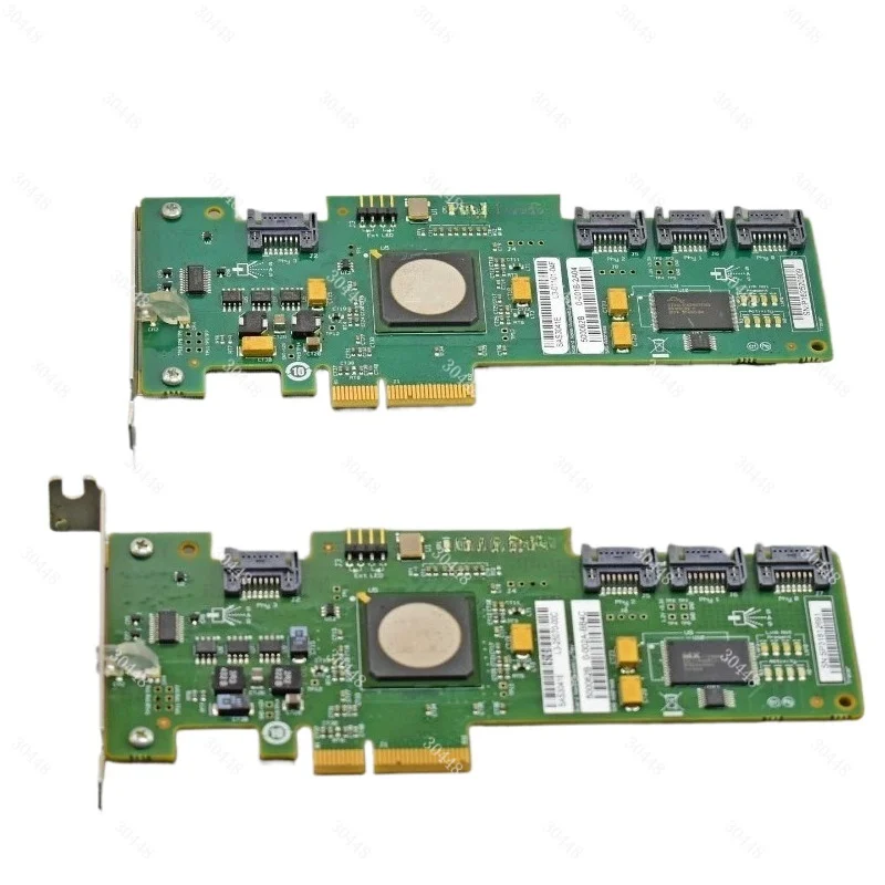 LSI SAS3041E HBA Card IT Mode 4-Port SATA Controller PCI-E x4 Expansion Card For NAS RAID unRAID Support 2TB HDD Max