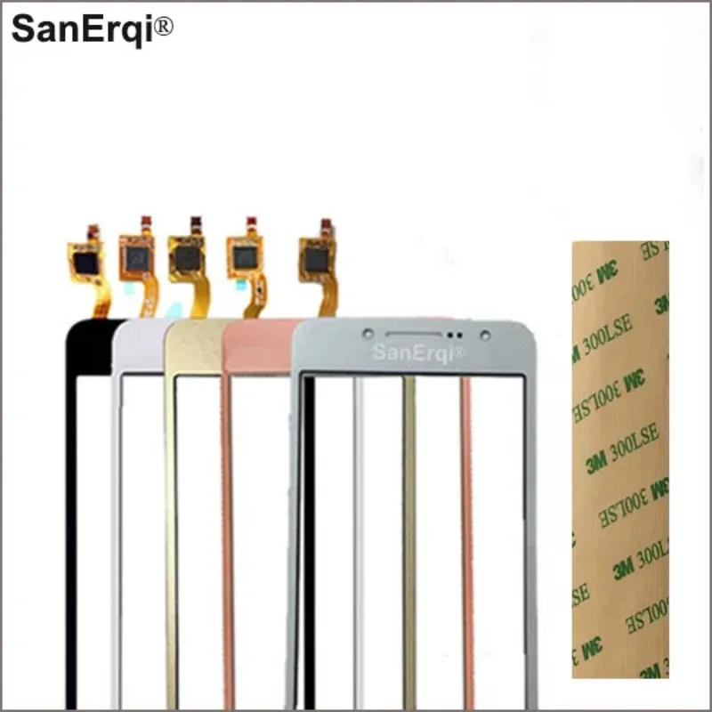 Tela Sensível ao Toque de 5.0 polegadas para Samsung Galaxy J2 Prime Duos SM-G532 G532 com Digitalizador, Lente de Vidro Frontal e Painel de Sensor com Adesivo