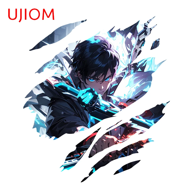 UJIOM Crush Solo Anime Decals Hot Powerful Character Sung Jin Woo Wall Stickers Necessary Waterproof Maga Room Decor Poster - Image 2