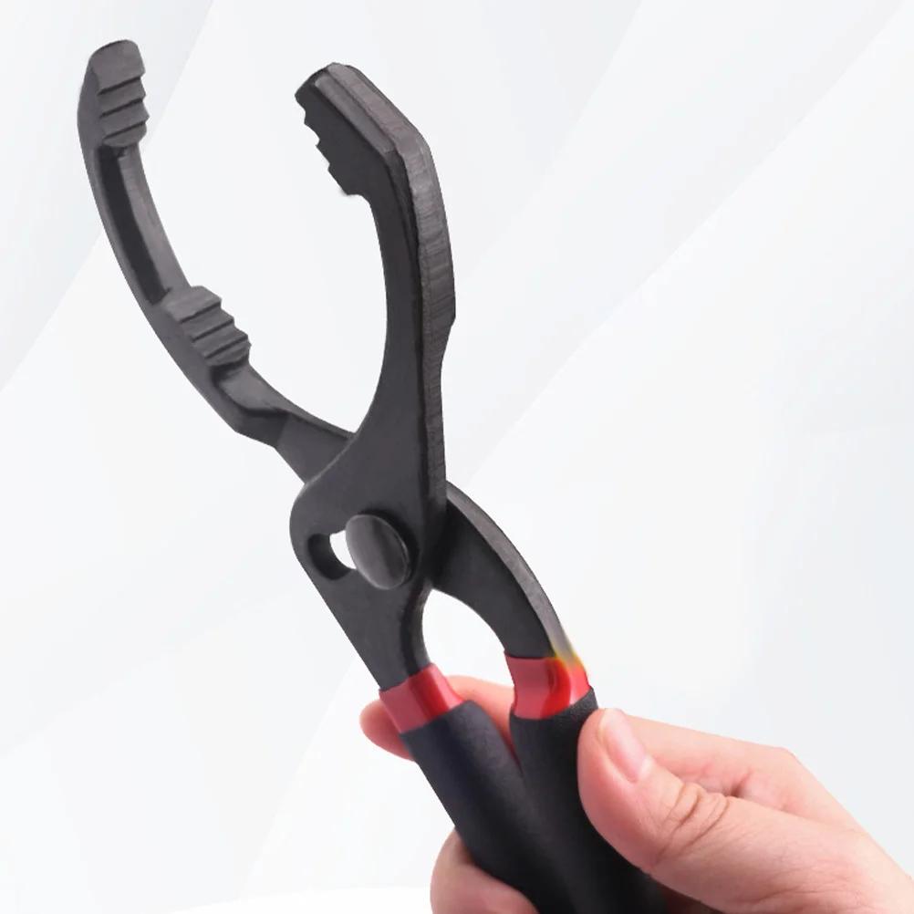 

Oil Filter Wrench Adjustable 10 Inch Sturdy Alloy Steel Automotive Oil Change Tool Durable Filter Removal Tool